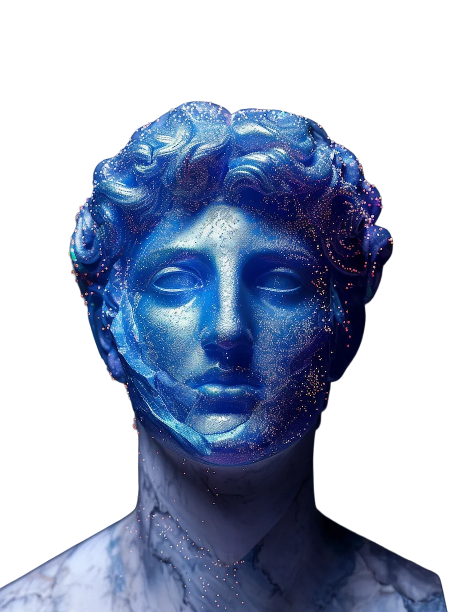 Statua classica, simbolo del team Ermeutika